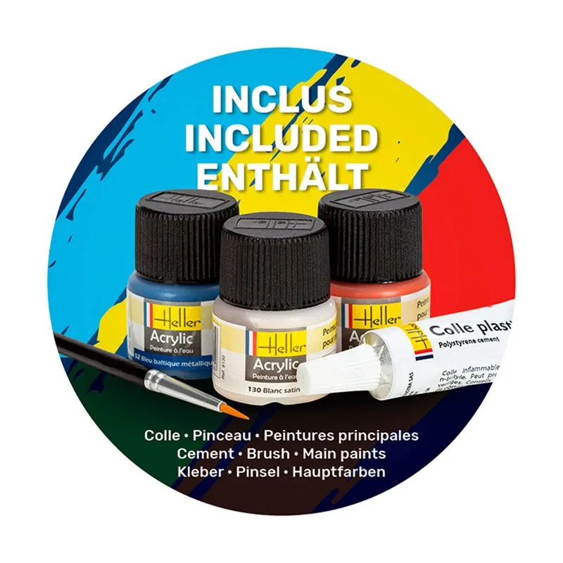 1/24 Renault 4L - COMPLETE w. Glue, Paint,Brush