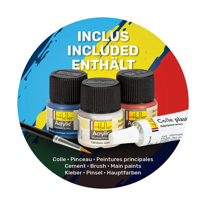 1/200 STARTER KIT NINA w. glue, brush and paints