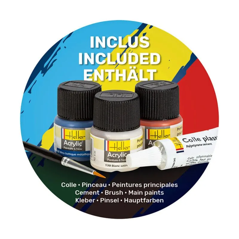 1/24 LECLERC T5/T6 COMPLETE with glue, paint and brush.