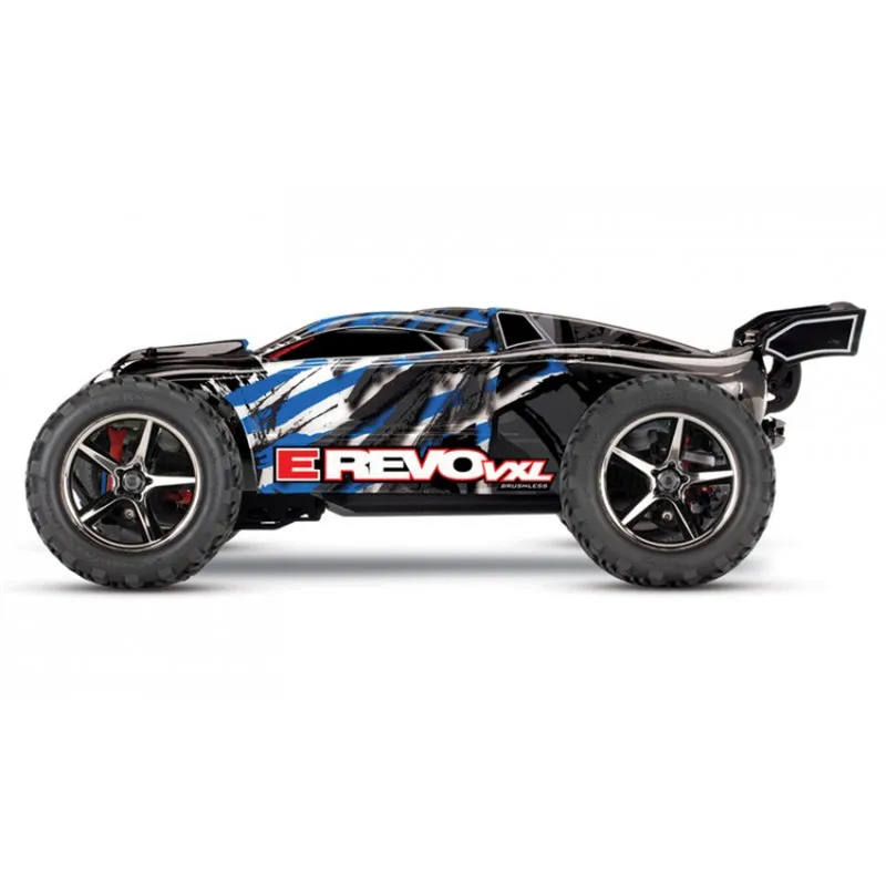 E-Revo 1/16 VXL 4WD RTR TQi TSM Blå - USB Med Batt/Laddare - 3