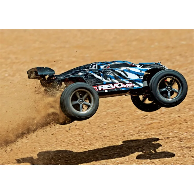 E-Revo 1/16 VXL 4WD RTR TQi TSM Blå - USB Med Batt/Laddare - 12