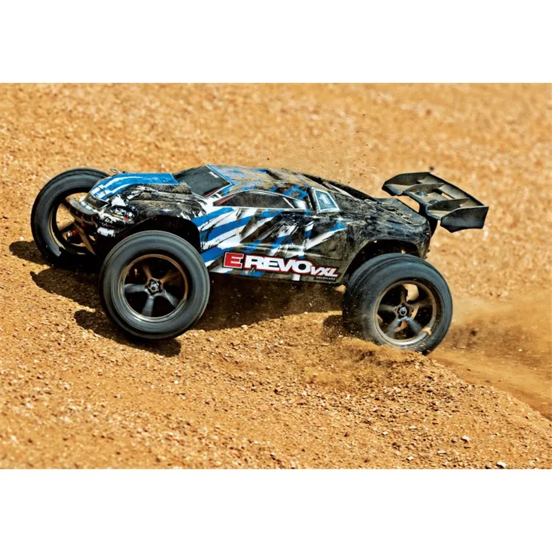 E-Revo 1/16 VXL 4WD RTR TQi TSM Blå - USB Med Batt/Laddare - 13