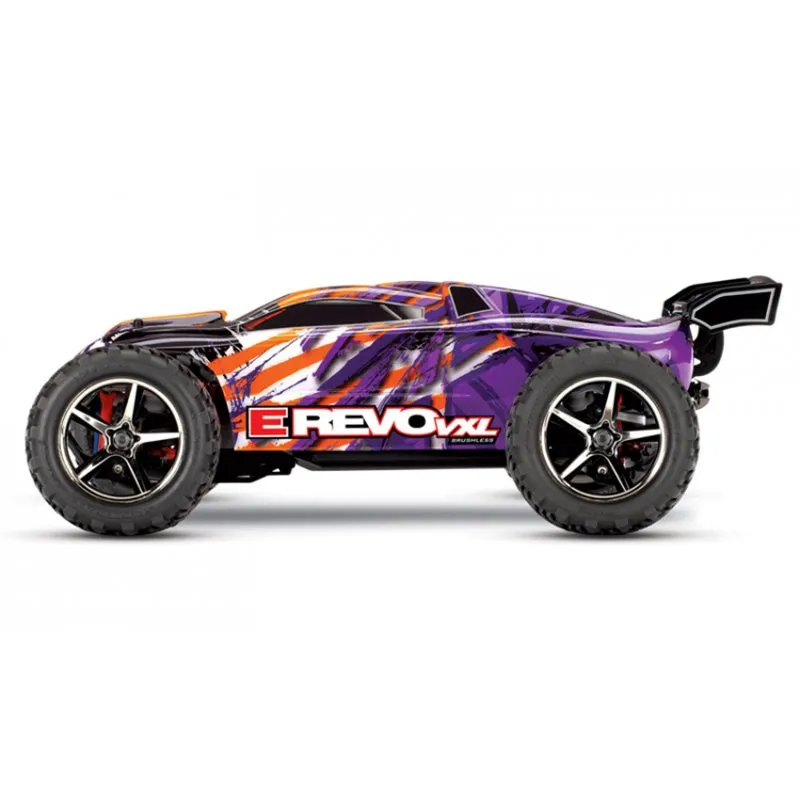 E-Revo 1/16 VXL 4WD RTR TQi TSM Lila - USB Med Batt/Laddare - 5