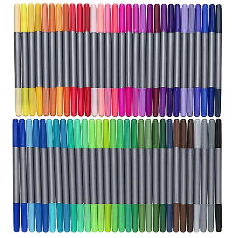 Tuschpennor med Dubbelspets 60st