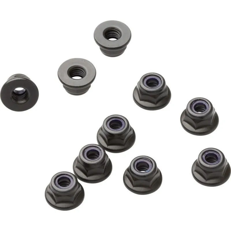 Nanda NR-10 NH3084 Låsmutter med fläns M4 (10)