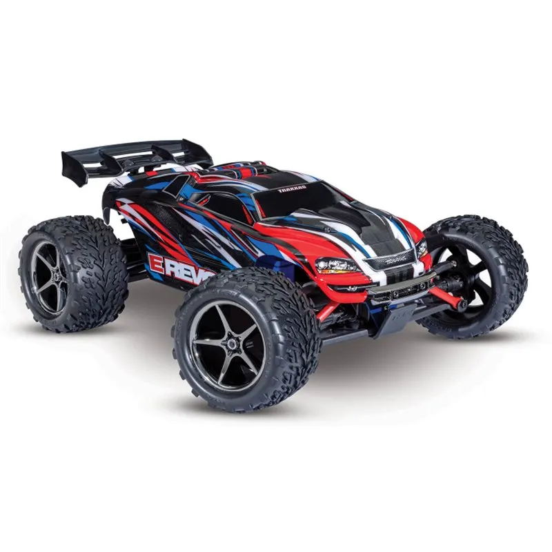 E-Revo 1/16 4WD RTR TQ Röd-Blå - USB-C Med Batt/Laddare