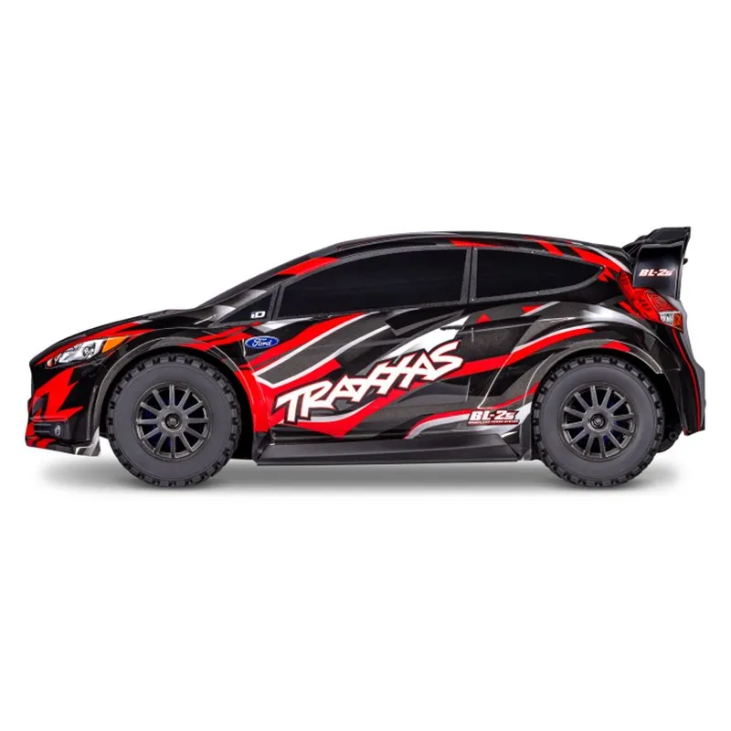 Ford Fiesta ST Rally 1/10 4WD RTR TQ Röd BL-2S - 3