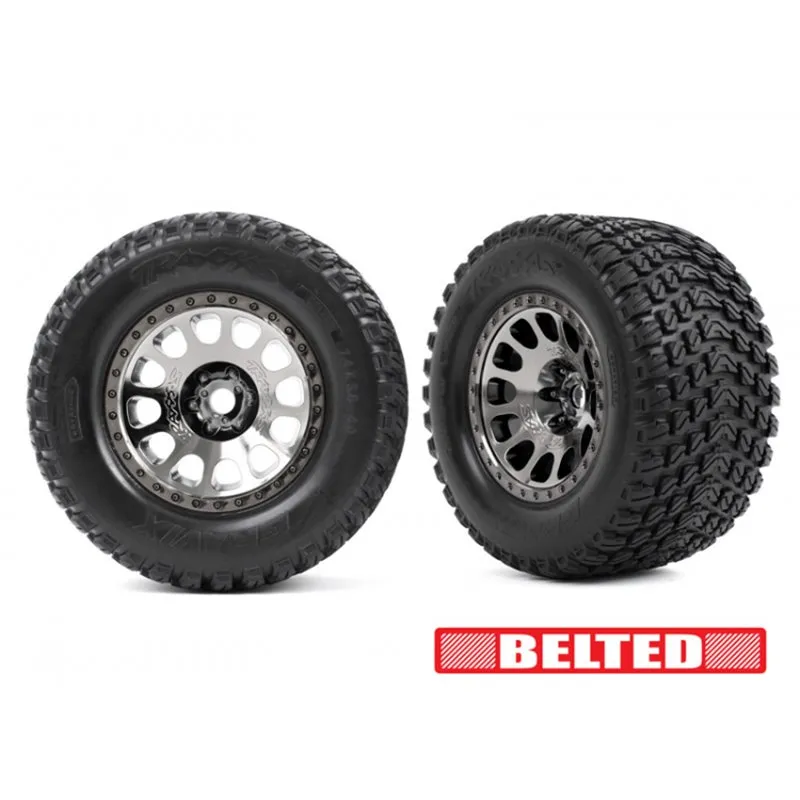 Däck & Fälg Gravix Förstärkta / XRT Race Svart Krom (2)