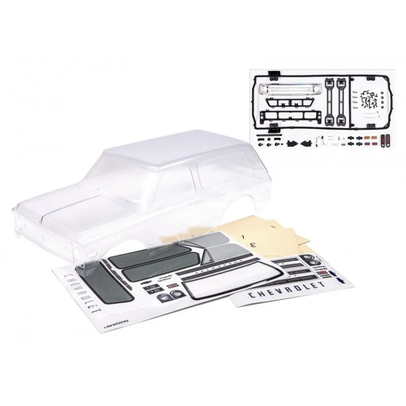 Kaross Chevy Blazer ´69 Omålad Clipless med Detaljer