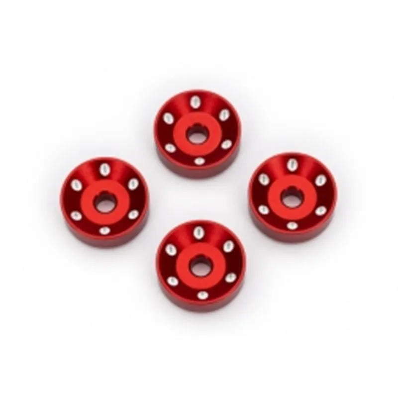 Hjulbrickor Alu Röd (4) Maxx Slash