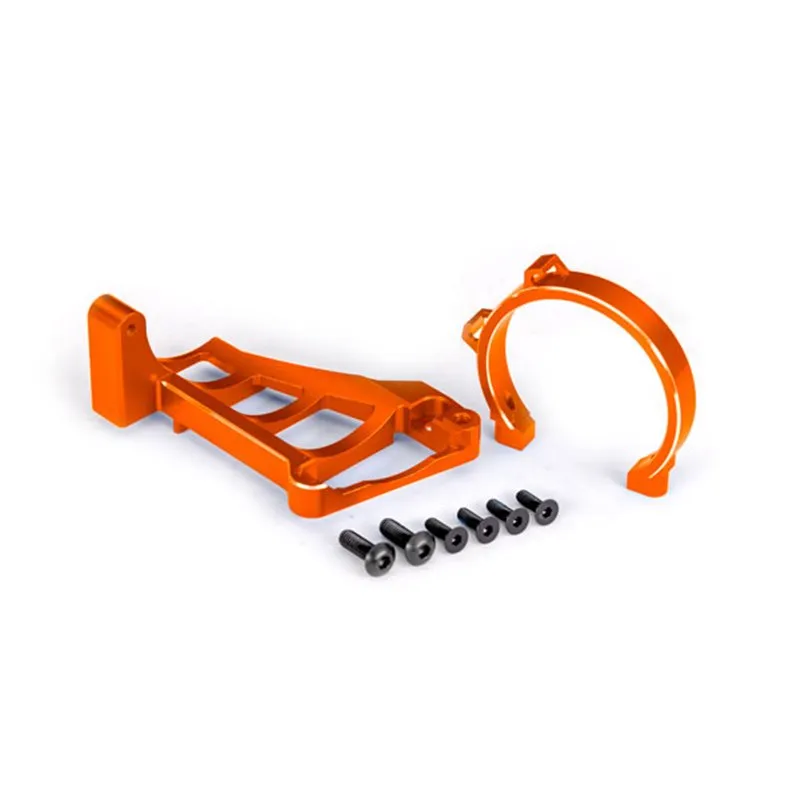 Motorfäste Fram & Bak Set Alu Orange Maxx Slash