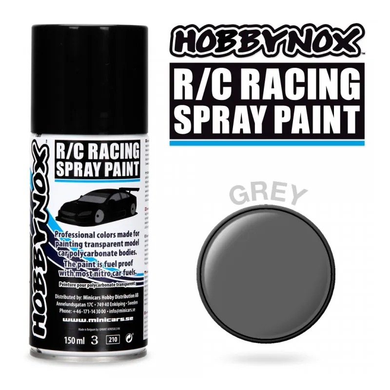 Grå R/C Racing Car Spray Färg 150 ml - 2