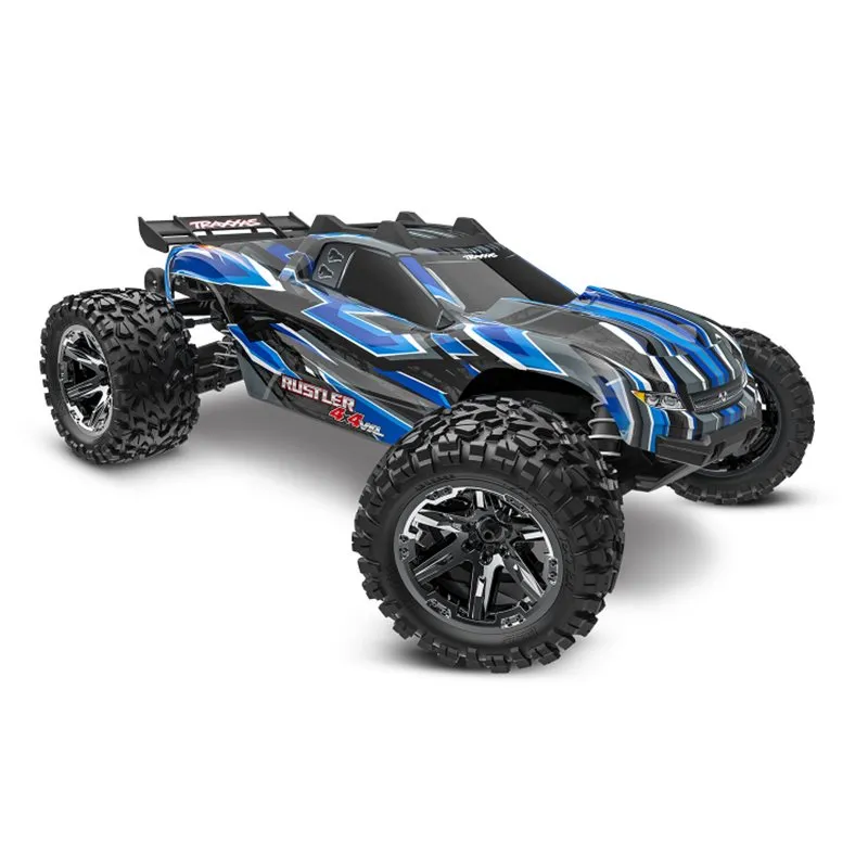 Rustler 4x4 VXL 1/10 RTR TQi TSM HD Blå utan Batteri / Laddare