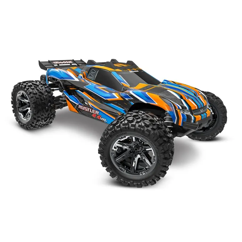 Rustler 4x4 VXL 1/10 RTR TQi TSM HD Orange utan Batteri / Laddare