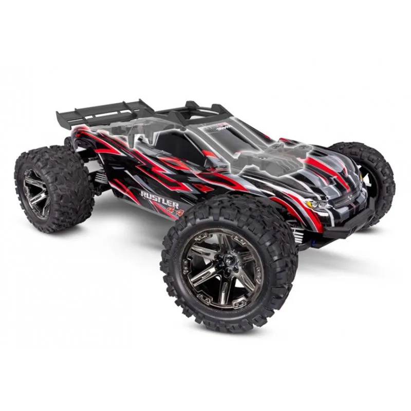Rustler 4x4 VXL 1/10 RTR TQi TSM HD Röd utan Batteri / Laddare - 6