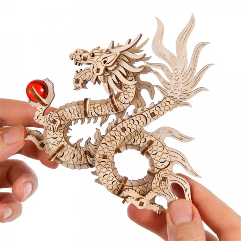 Ugears Wooden Dragon - 8