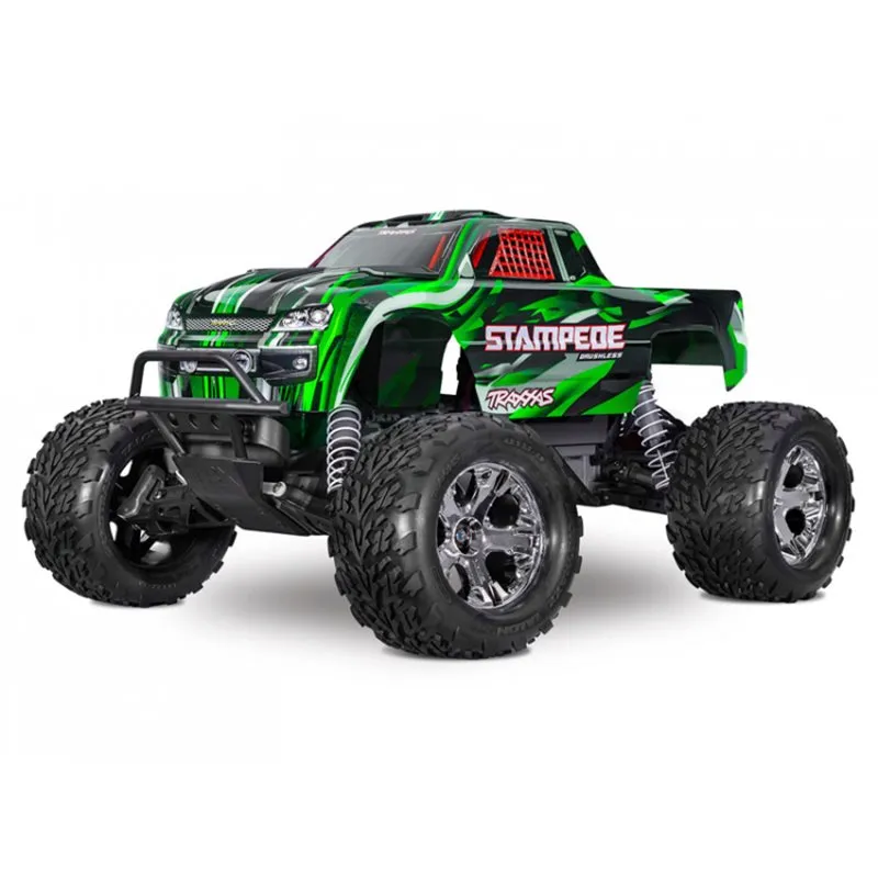 Stampede 2WD 1/10 RTR TQ BL-2s HD Grön