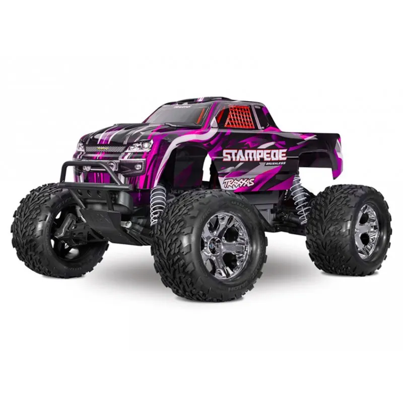 Stampede 2WD 1/10 RTR TQ BL-2s HD Pink
