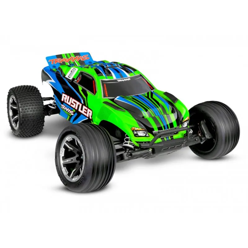 Rustler 2WD 1/10 RTR TQ EHD Grön USB-C Med Batteri/Laddare