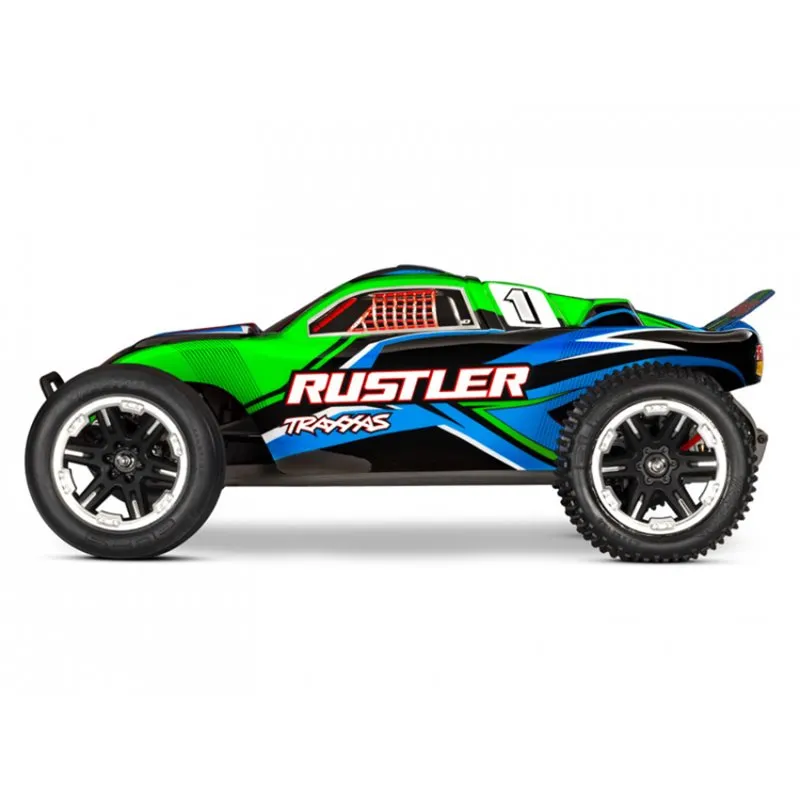 Rustler 2WD 1/10 RTR TQ EHD Grön USB-C Med Batteri/Laddare - 3