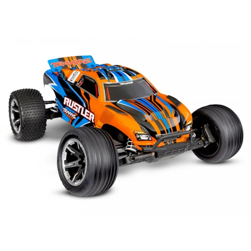 Rustler 2WD 1/10 RTR TQ EHD Orange USB-C Med Batteri/Laddare