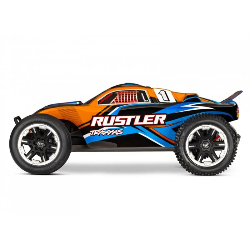 Rustler 2WD 1/10 RTR TQ EHD Orange USB-C Med Batteri/Laddare - 3