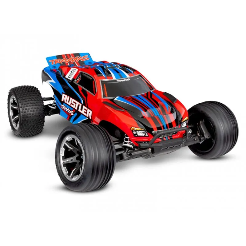 Rustler 2WD 1/10 RTR TQ EHD Röd USB-C Med Batteri/Laddare