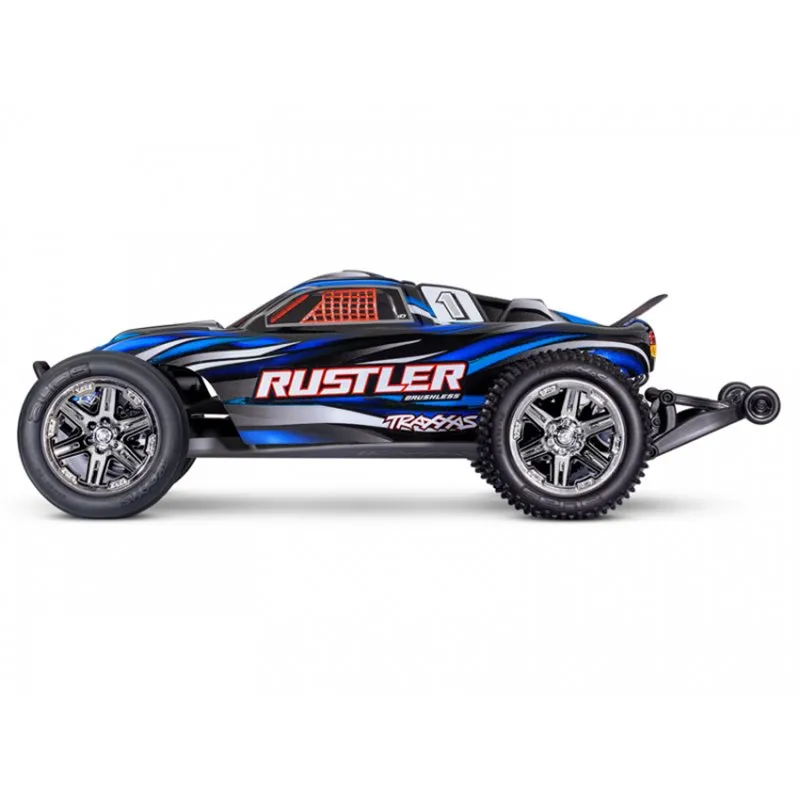 Rustler 2WD 1/10 RTR TQ BL-2s HD Blå - 3