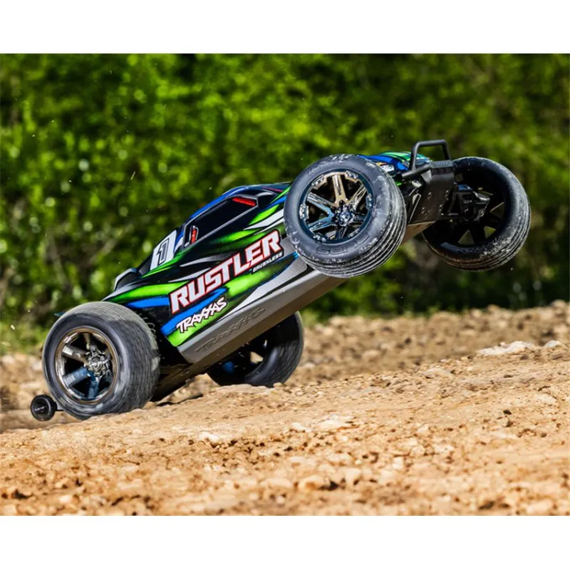 Rustler 2WD 1/10 RTR TQ BL-2s HD Grön - 5