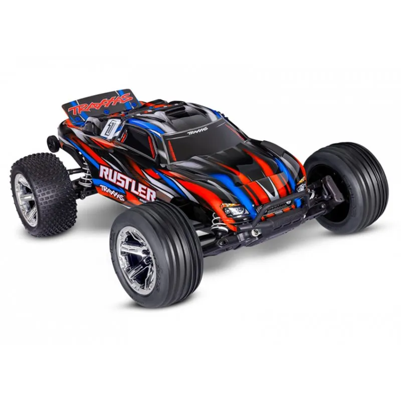 Rustler 2WD 1/10 RTR TQ BL-2s HD Röd