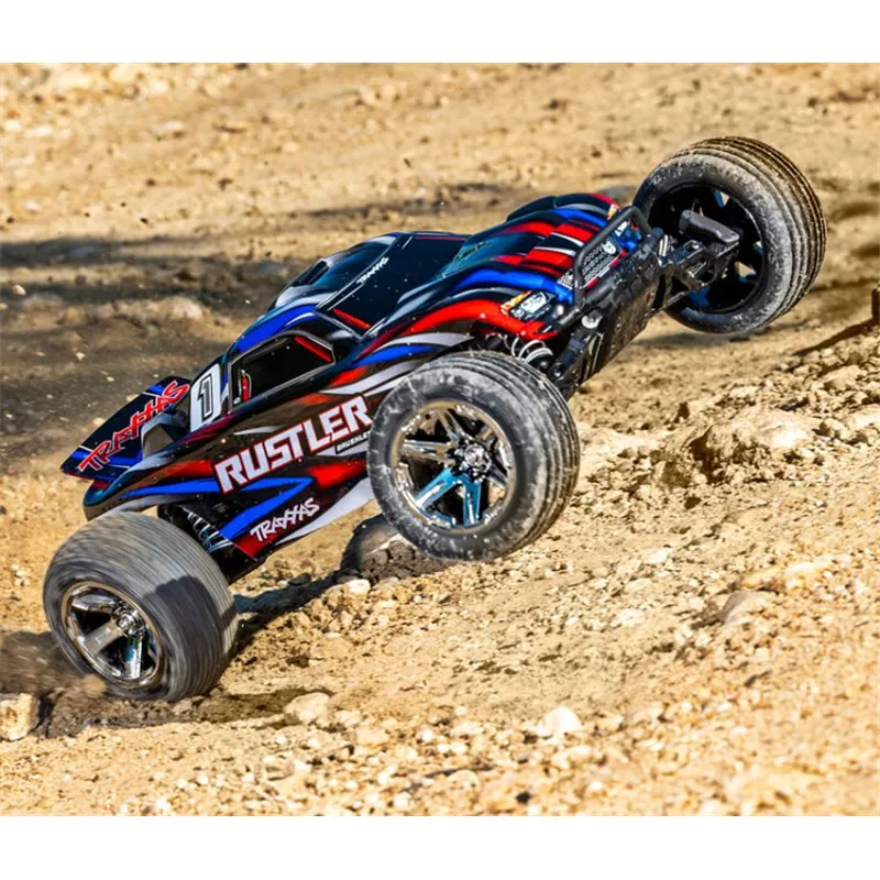 Rustler 2WD 1/10 RTR TQ BL-2s HD Röd - 4