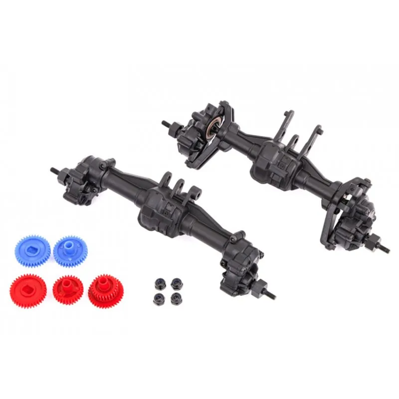 Portalaxel Set Fram + Bak Komplett (2.56:1 Växlad) TRX-4M