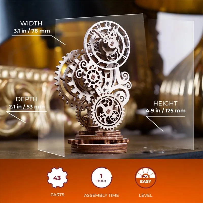 Ugears Steampunk Clock 2.0 - 4