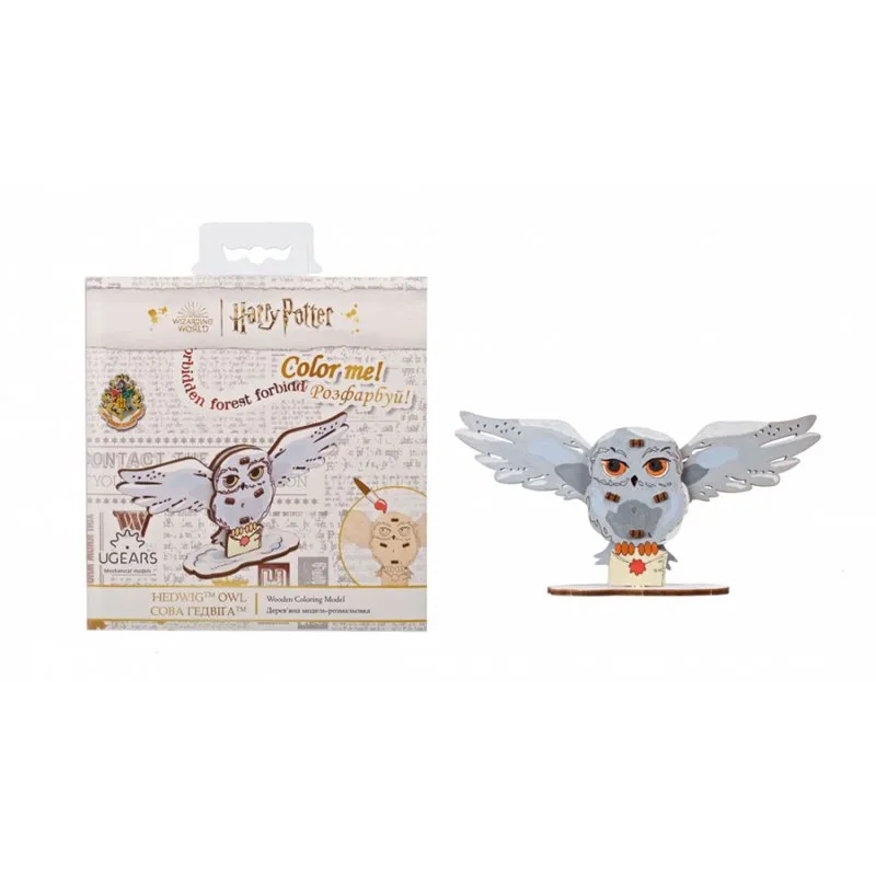 Ugears Coloring Hedwig Owl - Harry Potter