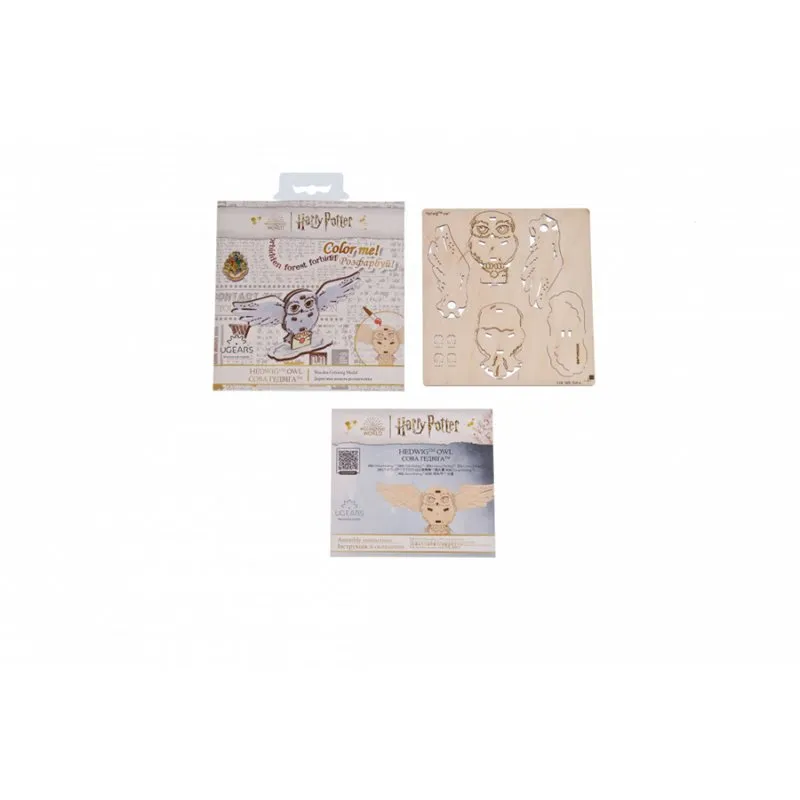 Ugears Coloring Hedwig Owl - Harry Potter - 3