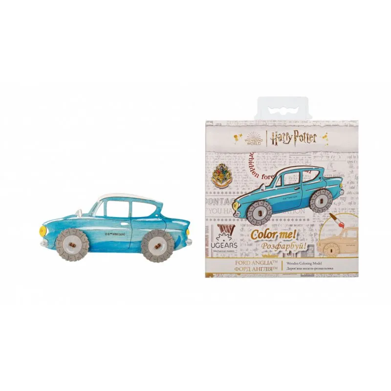 Ugears Coloring Ford Anglia - Harry Potter