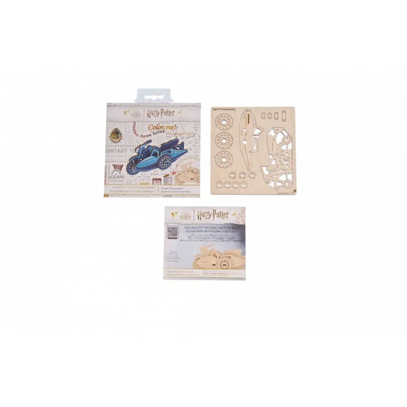 Ugears Coloring Hagrid´s Flying Motorbike - Harry Potter - 3