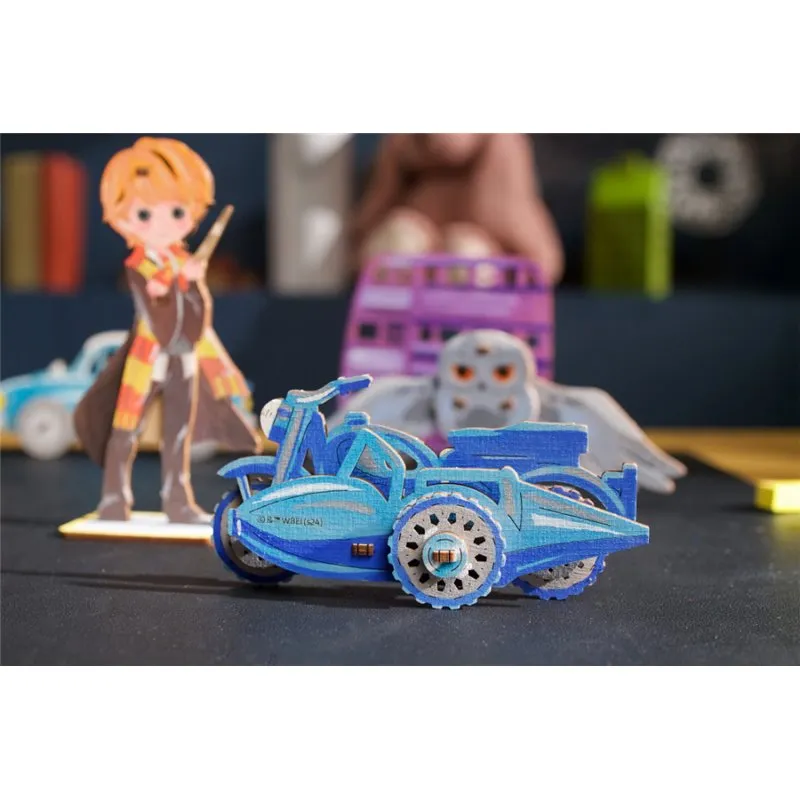 Ugears Coloring Hagrid´s Flying Motorbike - Harry Potter - 4