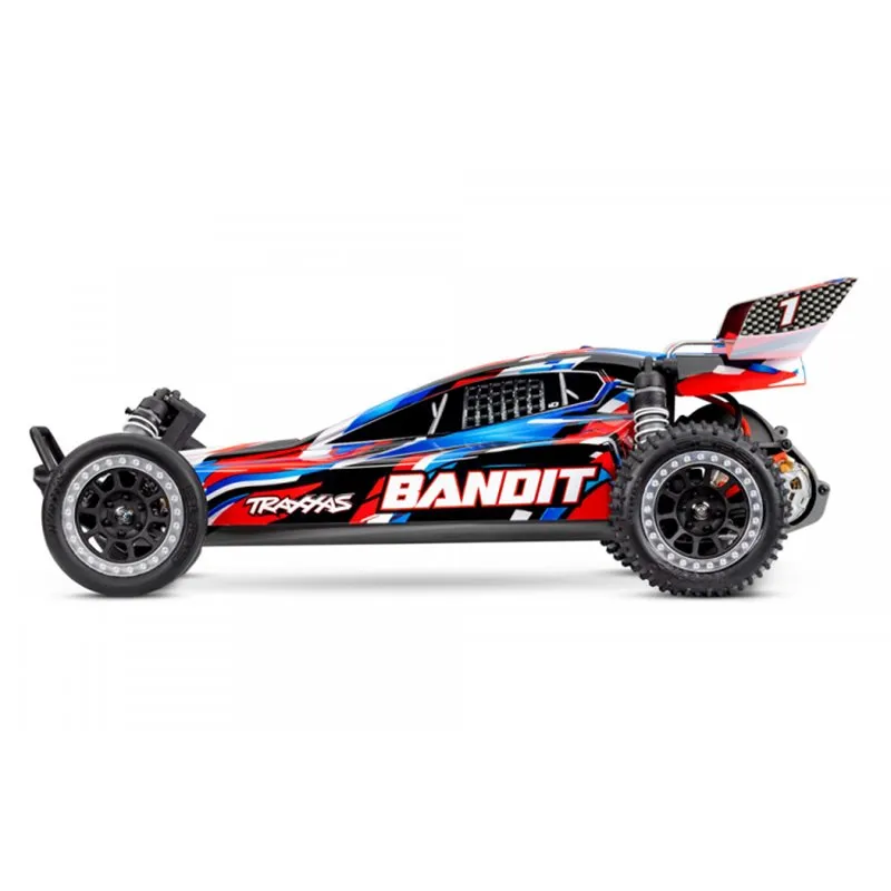 Bandit 2WD 1/10 RTR TQ EHD Röd USB-C Laddare/ 7 cell NiMH 3000mAh