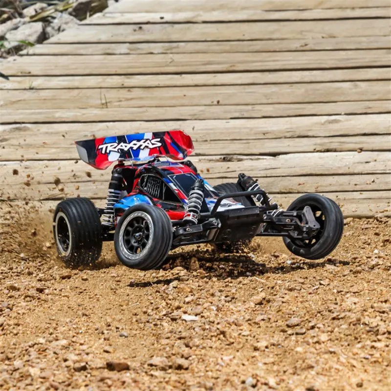 Bandit 2WD 1/10 RTR TQ EHD Röd USB-C Laddare/ 7 cell NiMH 3000mAh - 6