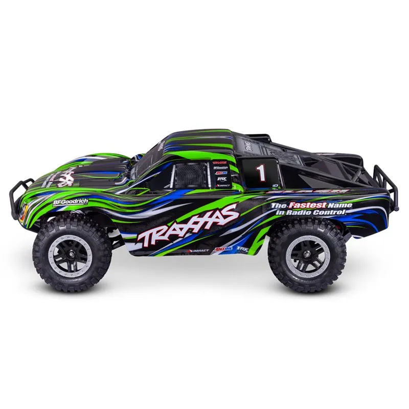 Slash 2WD 1/10 RTR TQ EHD Grön Clipless BL-2S - 2