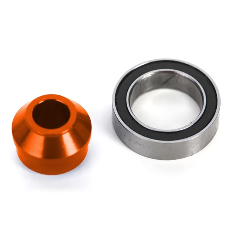 Kullager 10x15x4mm med Adapter Alu Orange