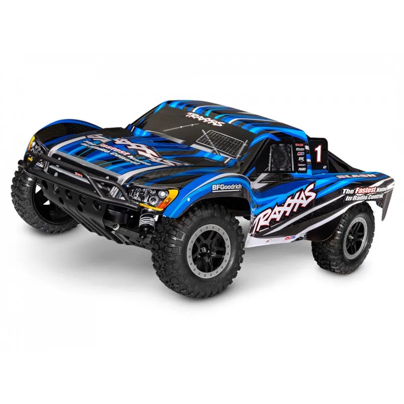 Slash 2WD 1/10 RTR TQ Blå EHD Clipless USB - Med Batteri/Laddare