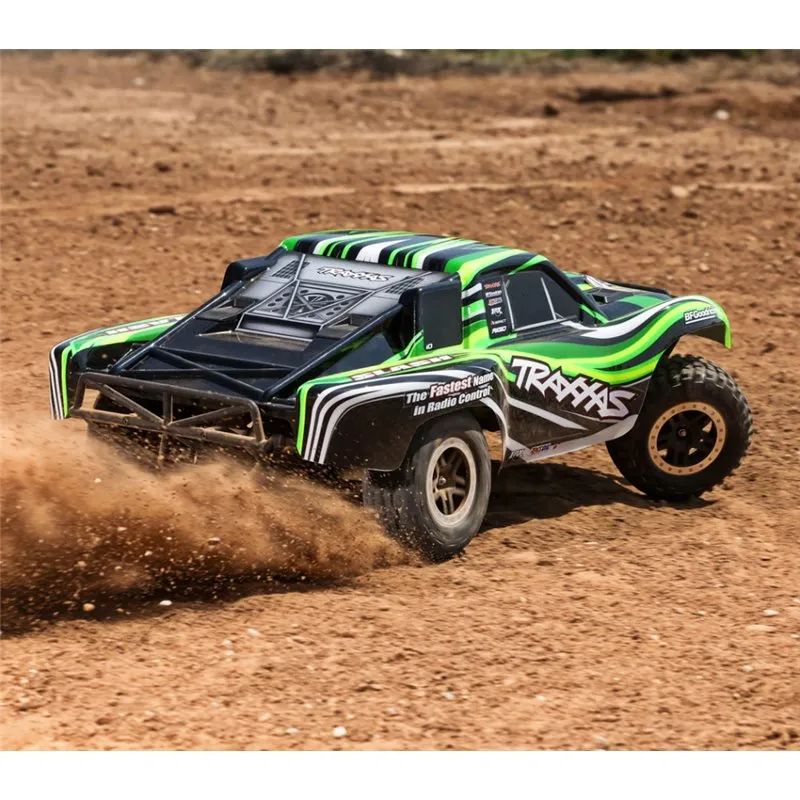 Slash 2WD 1/10 RTR TQ Grön EHD Clipless USB - Med Batteri/Laddare - 7