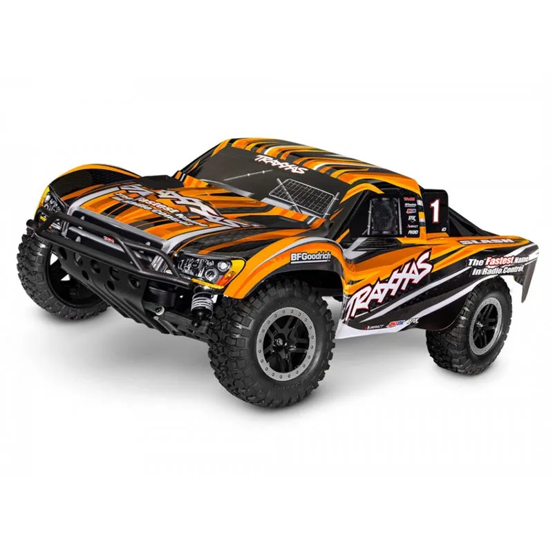 Slash 2WD 1/10 RTR TQ Orange EHD Clipless USB - Med Batteri/Laddare