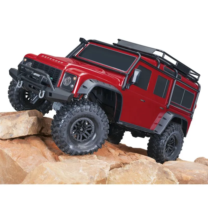 TRX-4 Land Rover Defender Clipless Röd RTR - 4
