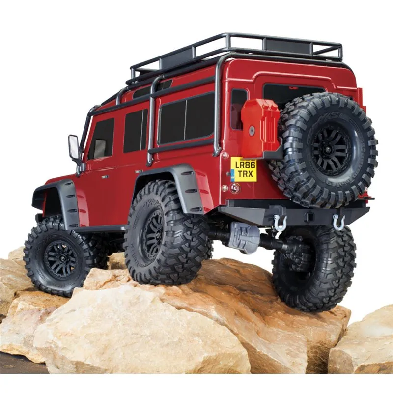 TRX-4 Land Rover Defender Clipless Röd RTR - 5