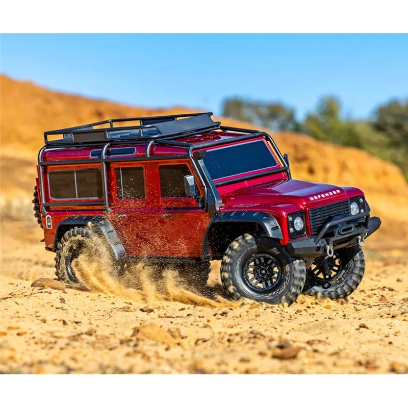 TRX-4 Land Rover Defender Clipless Röd RTR - 6