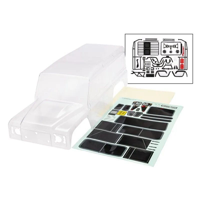 Kaross Land Rover Defender Clipless Komplett Omålad