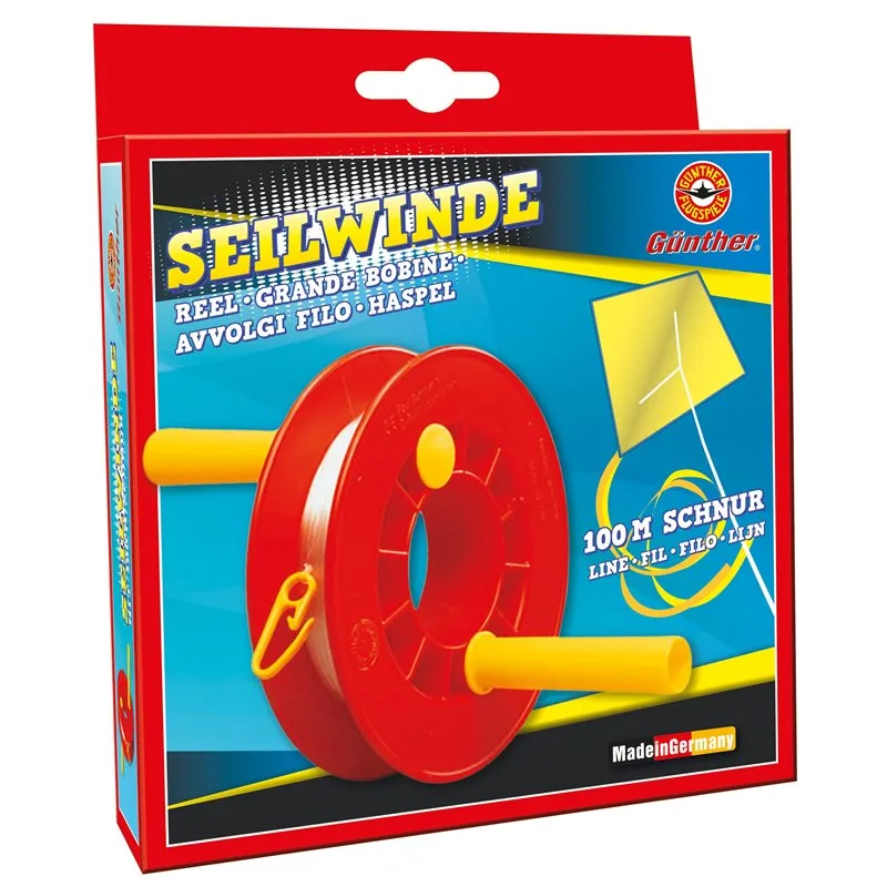 SEILWINDE mit 100 m Schnur, Reißfestigkeit ca. 10 kg